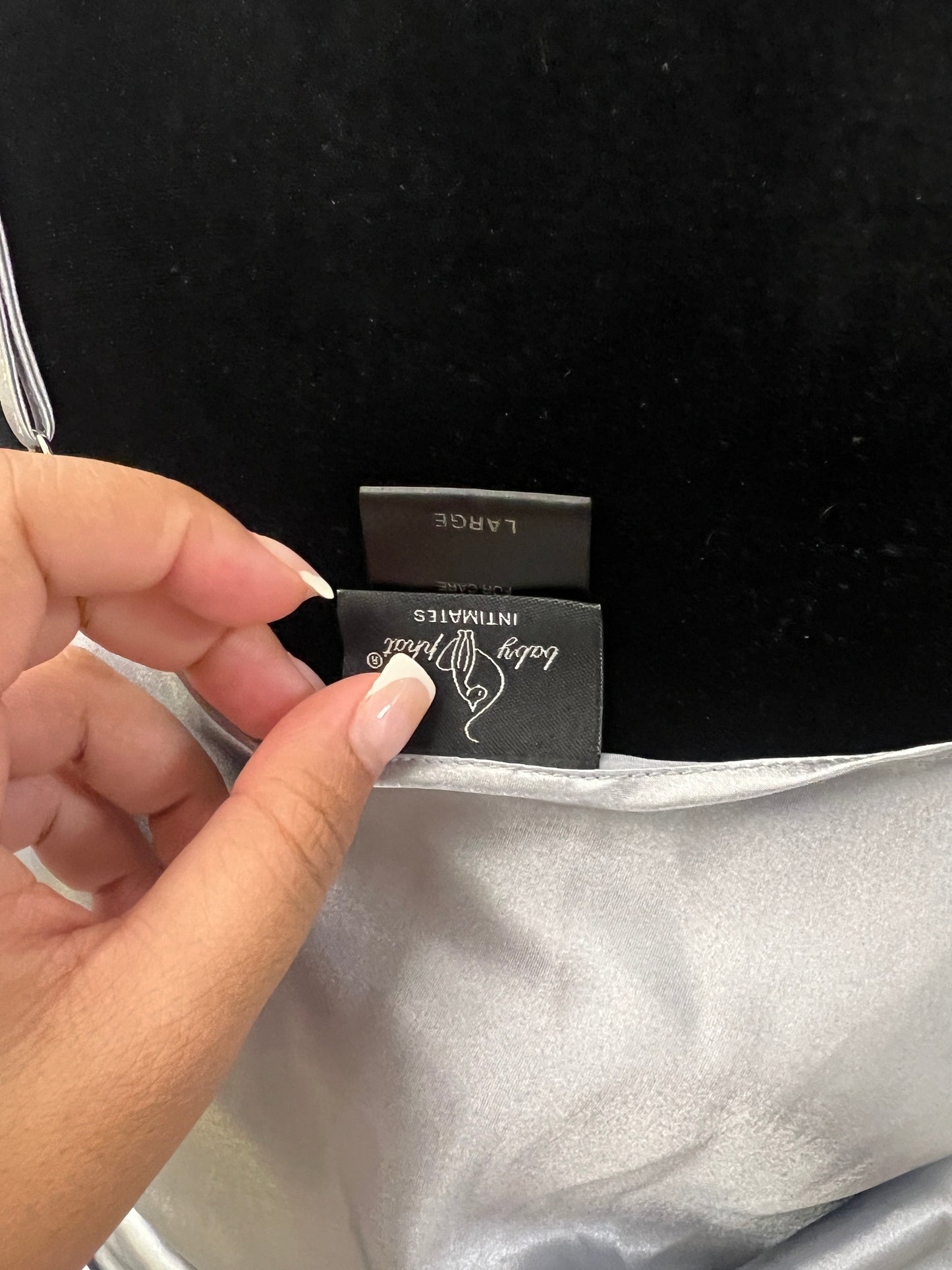 Y2K Babyphat Satin & Lace Lingerie Set - (L)