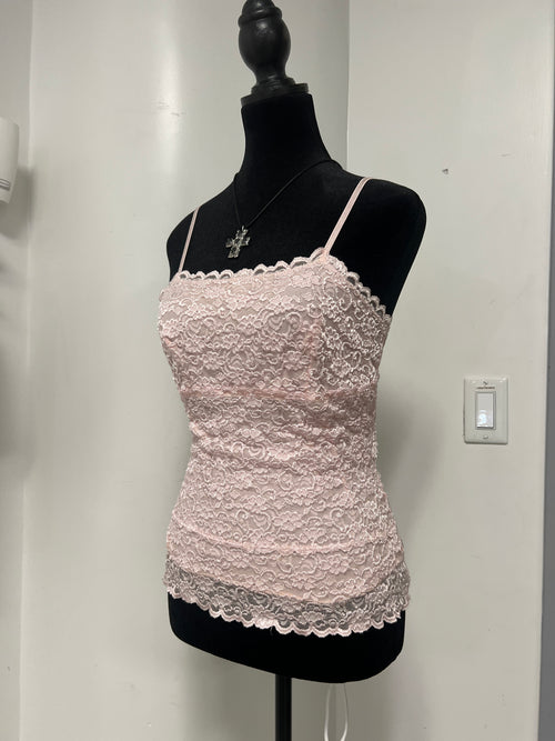 Y2K (Rare) Harold's Pink Cream Vest - size (M)