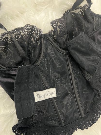 Vintage Oscar De La Renta Corset Bustier - Black (S/M)