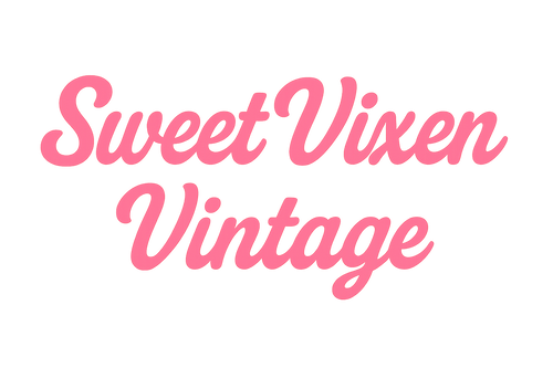 Sweet Vixen Vintage True Horizontal Header Logo